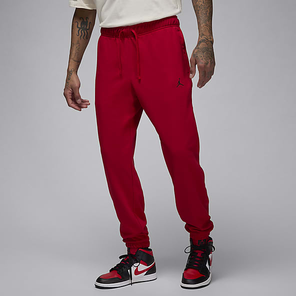 Nike tracksuit bottoms red sales
